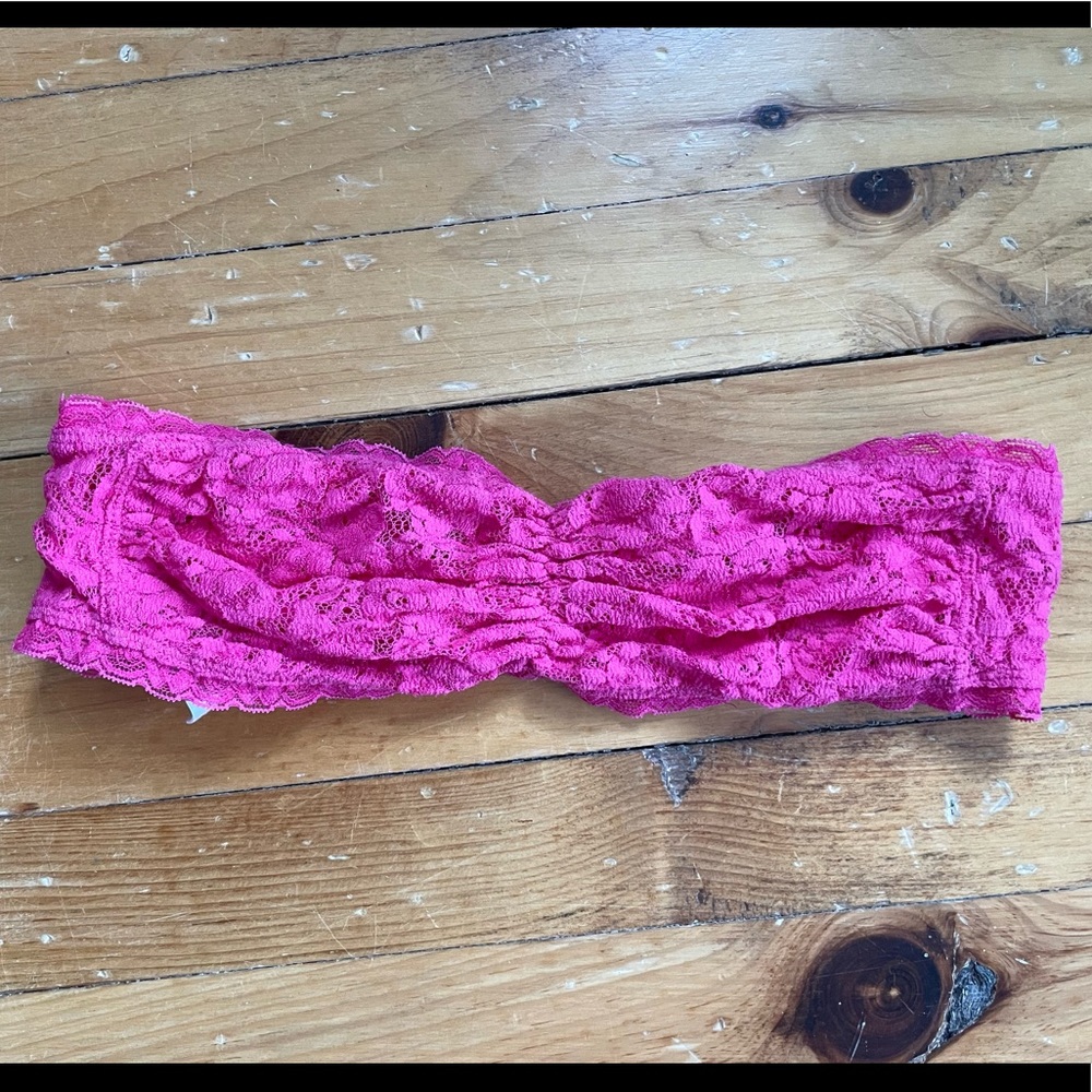 Abercrombie & Fitch Pink Bandeau Size Medium